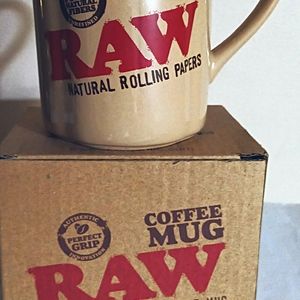 RAW brand coffee mug